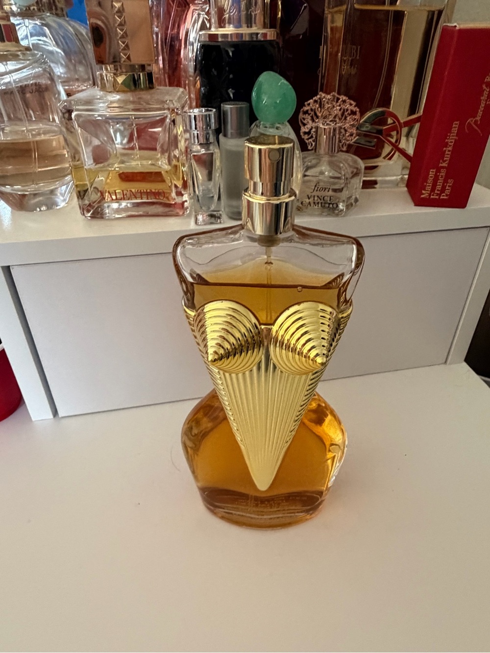Jean Paul Gaultier Gold Torso Body Oil Bottle